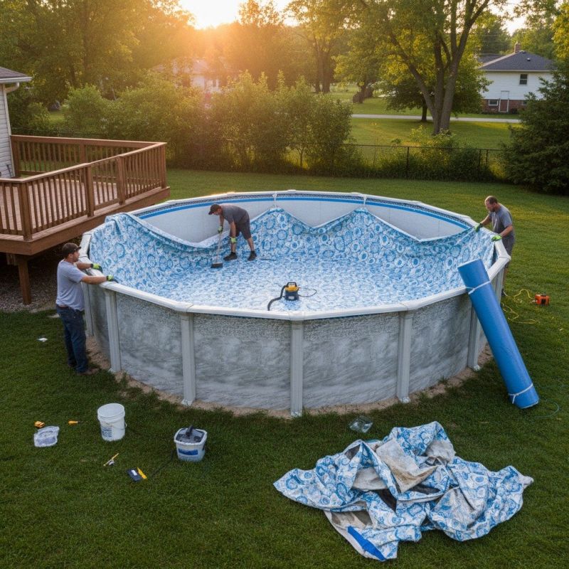 Above Ground Pool Liner Replacement