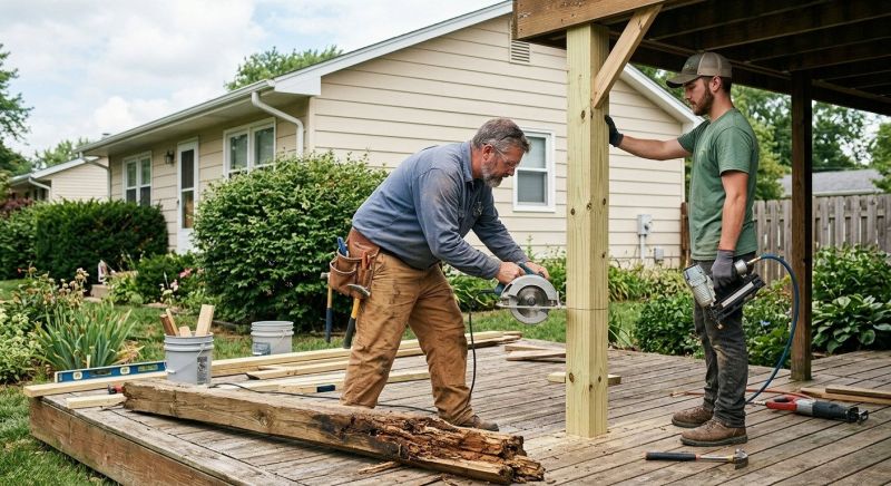Patio Column Repair in Seattle, WA