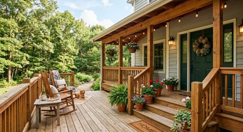 Wood Porch Construction in Fairfield County, CT